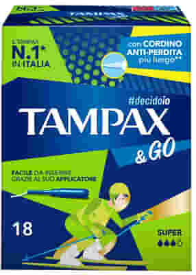 TAMPAX &GO SUPER 18 PEZZI