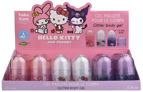 HELLO KITTY FRIENDS GEL ROLLER CORPO CON GLITTER