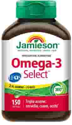 JAMIESON OMEGA 3 SELECT IFOS 150 SOFTGEL SENZA GLUTINE NATURALMENTE PRIVO DI LATTOSIO