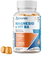 ZYMEREX MAGNESIO E VIT B6 60 GUMMIES GUSTO ARANCIA CON EDULCORANTI SENZA ZUCCHERI SENZA GLUTINE SENZA LATTOSIO