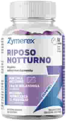 ZYMEREX RIPOSO NOTTURNO 60 GUMMIES GUSTO FRUTTI DI BOSCO CON EDULCORANTI SENZA ZUCCHERI SENZA GLUTINE SENZA LATTOSIO