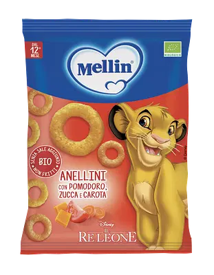 MELLIN ANELLINI CEREALI CON POMODORO E CAROTA 15 G MELLIN ANELLINI CEREALI CON POMODORO E CAROTA 15 G