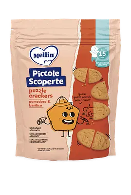 MELLIN PUZZLE CRACKERS POMODORO&BASILICO 105 G MELLIN PUZZLE CRACKERS POMODORO&BASILICO 105 G