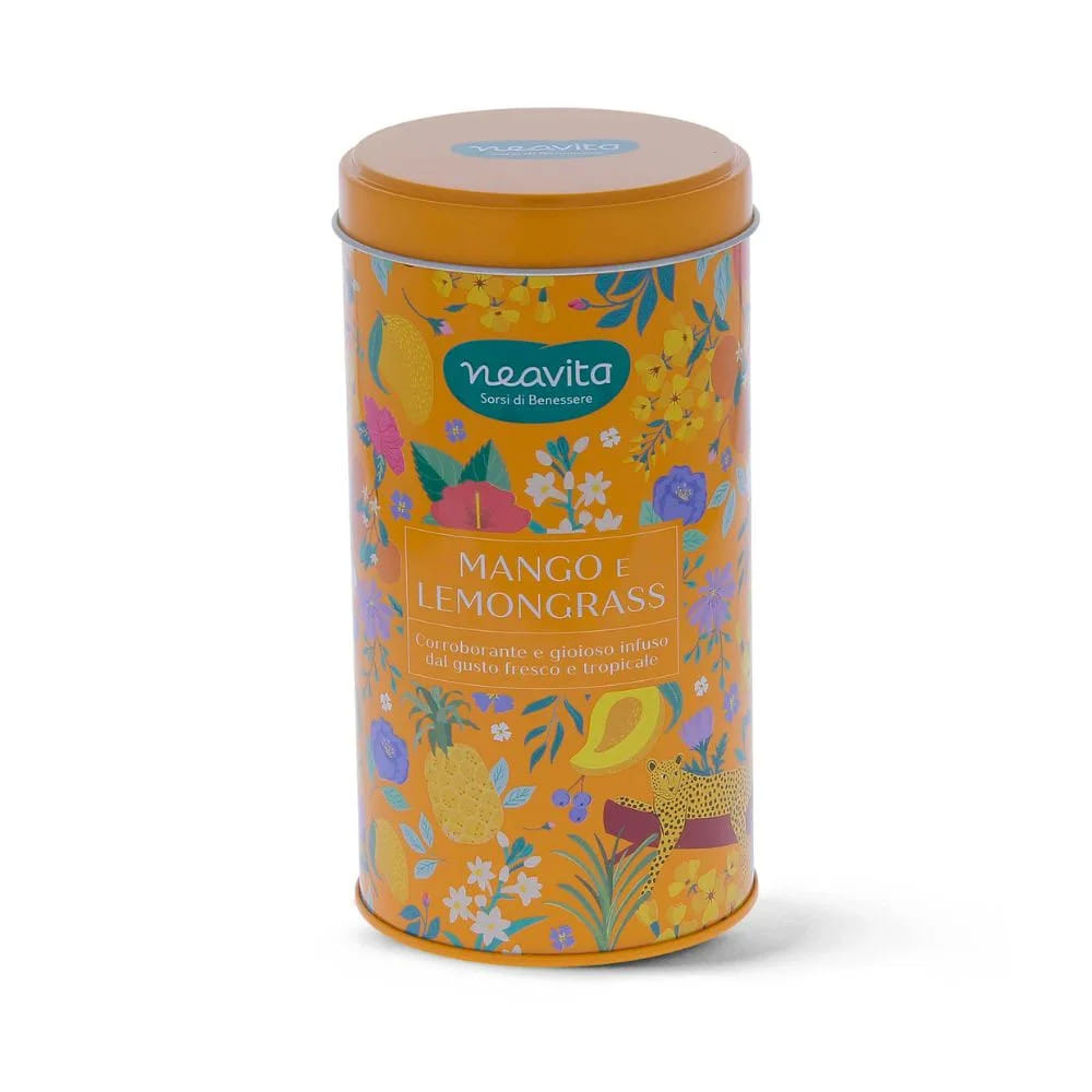 NEAVITA INFUSO MANGO E LEMONGRASS IN BARATTOLO ARANCIONE TROPICAL DETOX