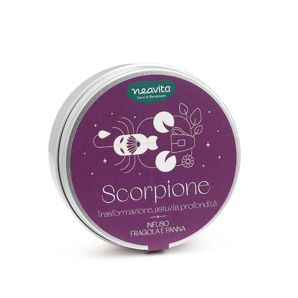 NEAVITA INFUSO FRAGOLA E PANNA IN TINY TIN ZODIACO SCORPIONE