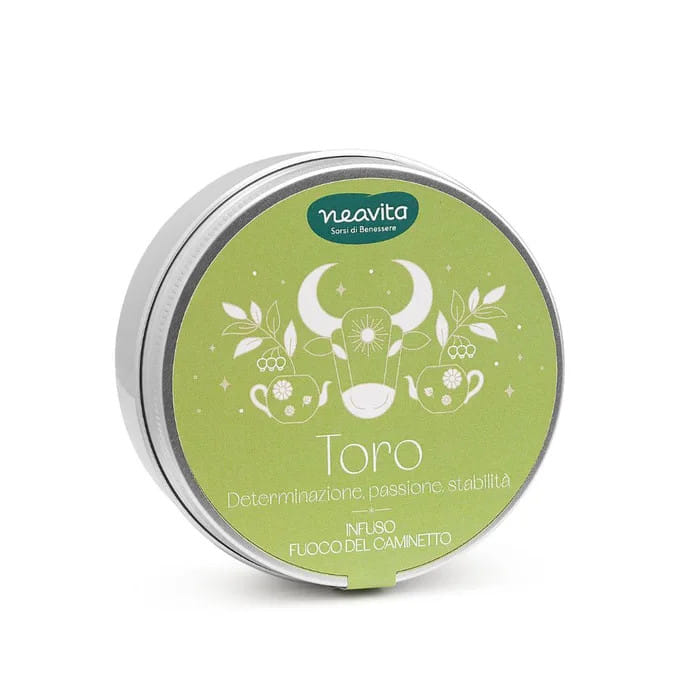 NEAVITA INFUSO FUOCO DEL CAMINETTO IN TINY TIN ZODIACO TORO