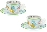 SET TAZZINE CAFFE' FARFALLA 2 PEZZI