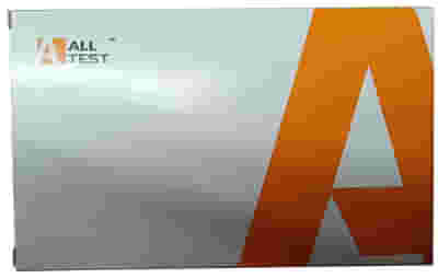 TEST RAPIDO ALLTEST STRISCIA TEST ALCOLIMETRICO AUTODIAGNOSTICO DETERMINAZIONE SEMI-QUANTITATIVA ALCOL NELLA SALIVA