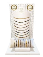 MYLOVLY GIOIELLI FRANCIS UOMO BRACCIALE CON PALLINI VERDE E ORO