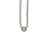 MYLOVLY GIOIELLI ABC BIG COLLANA LUNGA LETTERA B ARGENTO