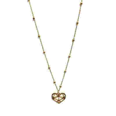 MYLOVLY GIOIELLI ABC BIG COLLANA LUNGA LETTERA C ORO