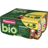 PLASMON BIO OMOGENEIZZATO MANZO E CAROTE 4 PEZZI DA 80 G