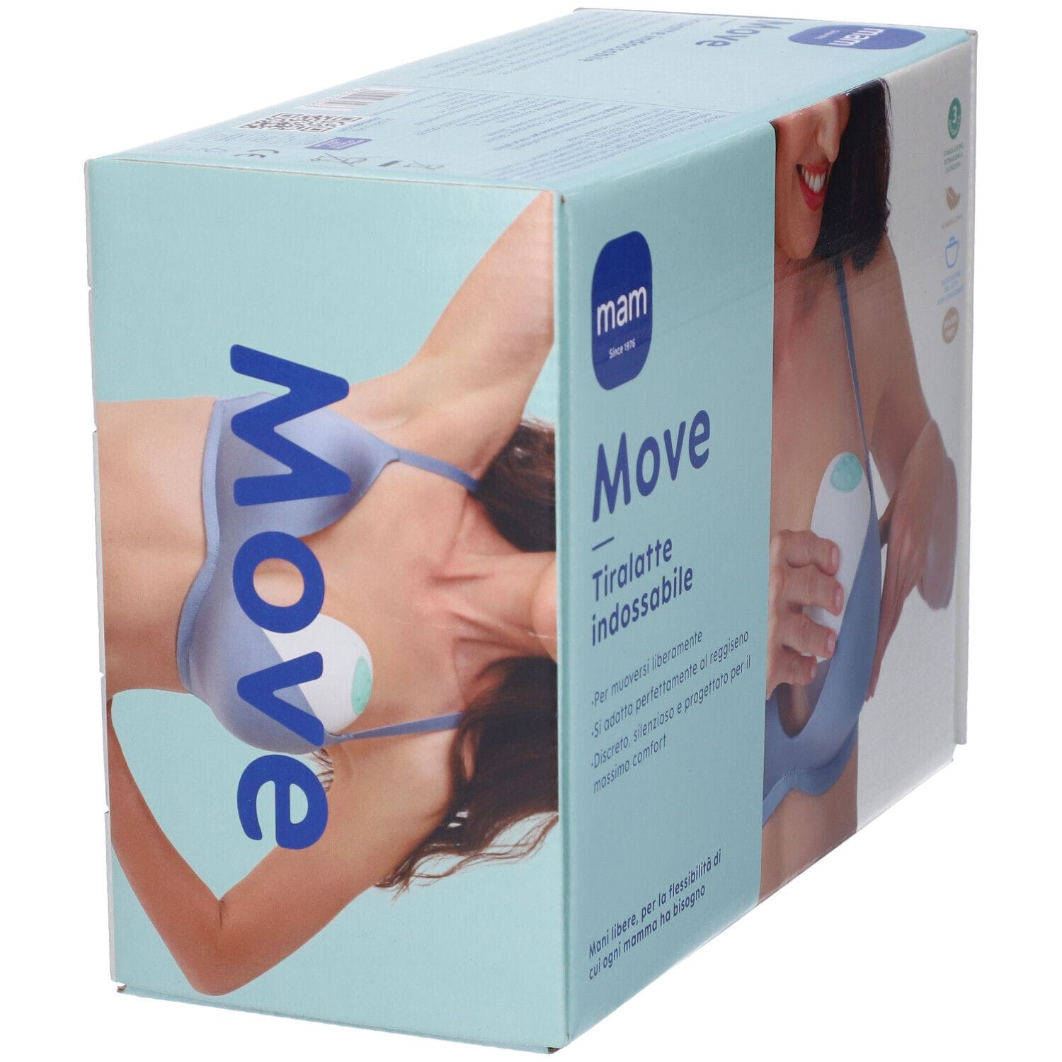 MAM MOVE TIRALATTE ELETTRICO INOSSIDABILE