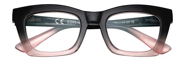 OCCHIALI DA LETTURA ZIPPO MODELLO 31Z-G7-BKR +2.50 DIOTTRIA 1 PAIO