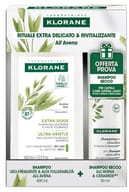 KLORANE KIT AVENA SHAMPOO USO FREQUENTE&ALTA TOLLERABILITA' AVENA 400 ML + SHAMPOO SECCO AVENA&CERAMIDE 50 ML