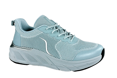 CALZATURA ORTOPEDICA DI SERIE PREDISPOSTA PER PLANTARE A2005-01 SCARPA DONNA FLIKNIT INTARSIO AZZURRO POLVERE FORMA CALZATA 8,5 38