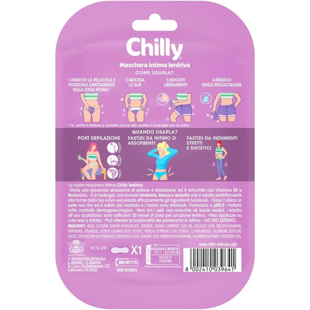 CHILLY MASCHERA INTIMA LENITIVA