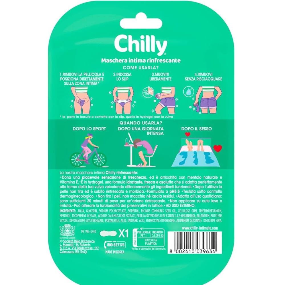 CHILLY MASCHERA INTIMA RINFRESCANTE
