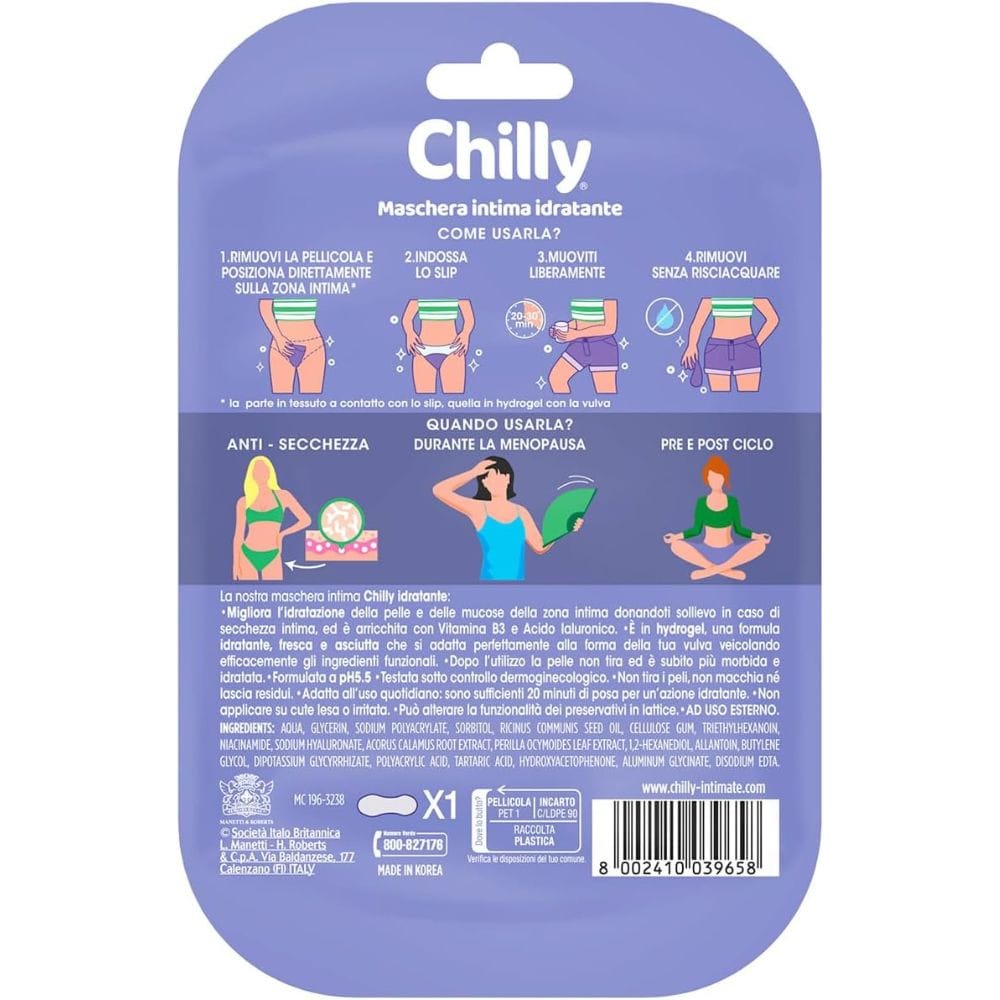 CHILLY MASCHERA INTIMA IDRATANTE