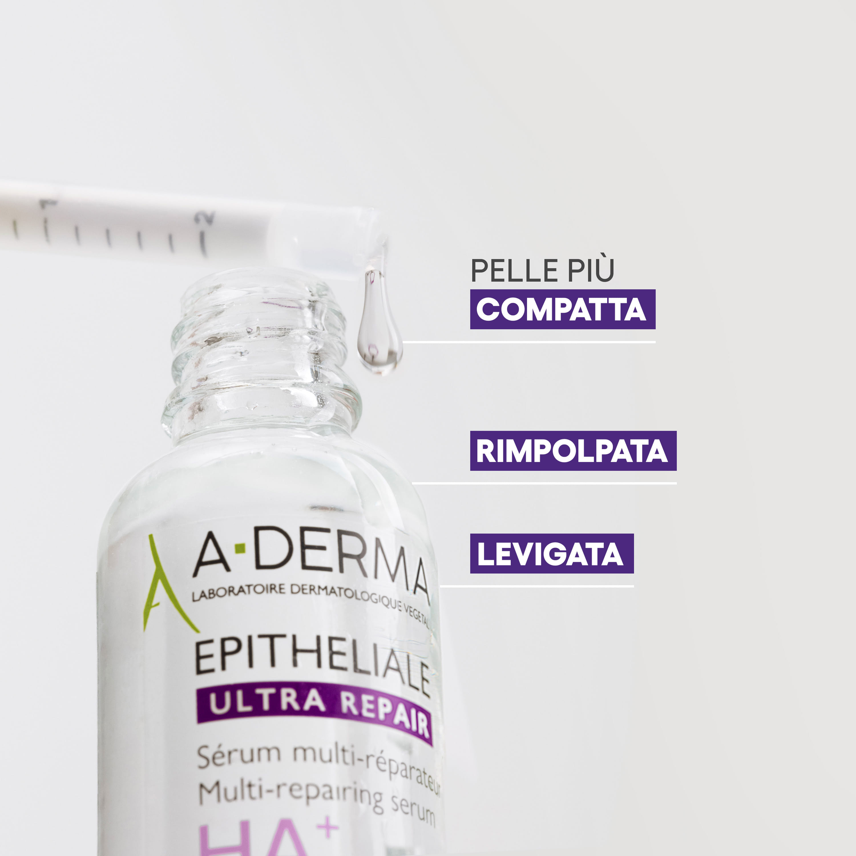 EPITHELIALE ULTRA REPAIR Siero multi-ristrutturante, segni residui, rughe