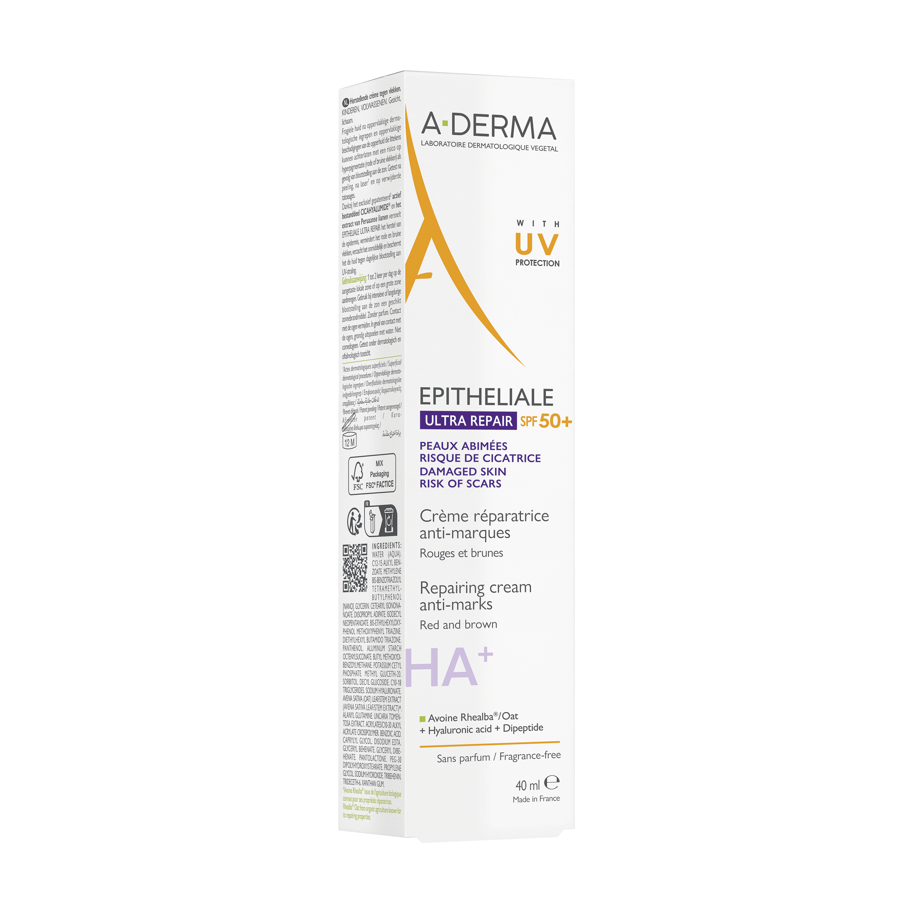 EPITHELIALE ULTRA REPAIR SPF50+ CREMA RISTRUTTURANTE ANTI SEGNI RESIDUI 40 ML