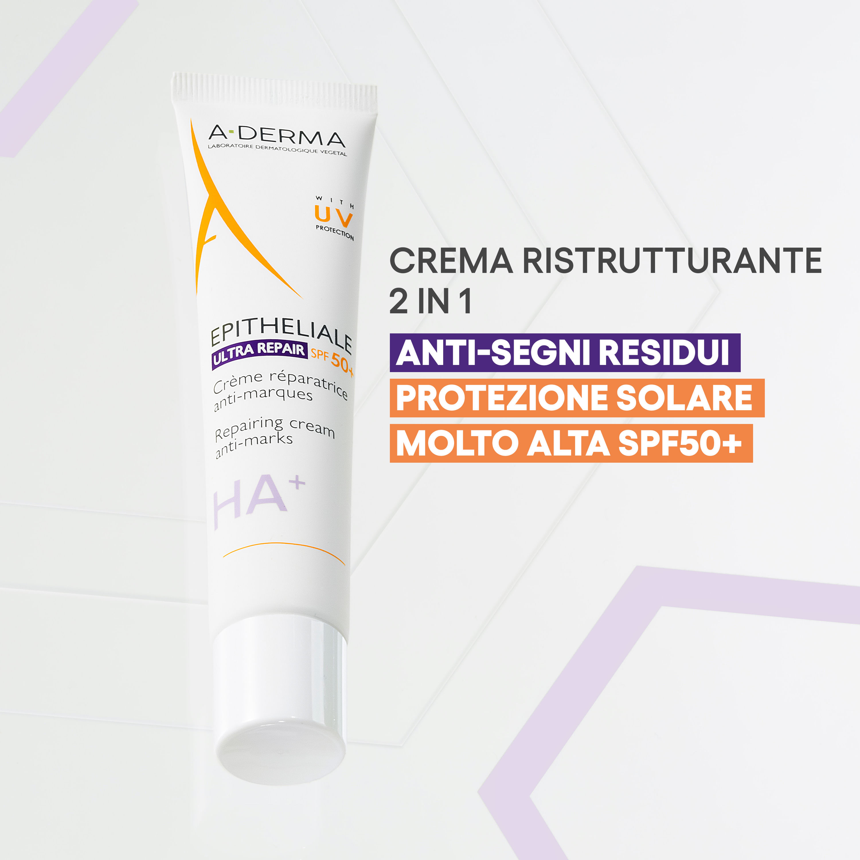 EPITHELIALE ULTRA REPAIR SPF50+ CREMA RISTRUTTURANTE ANTI SEGNI RESIDUI 40 ML