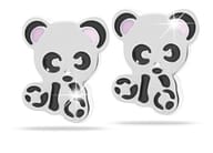 MJ POST 486 ORECCHINO DEFINITIVO MEDICAL JEWELS PANDA SILVER