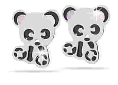 MJ POST 486 ORECCHINO DEFINITIVO MEDICAL JEWELS PANDA SILVER