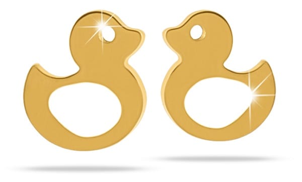 MJ POST 489 ORECCHINO DEFINITIVO MEDICAL JEWELS PAPERELLA ORO