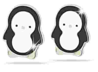 MJ POST 490 ORECCHINO DEFINITIVO MEDICAL JEWELS PINGUINO SILVER