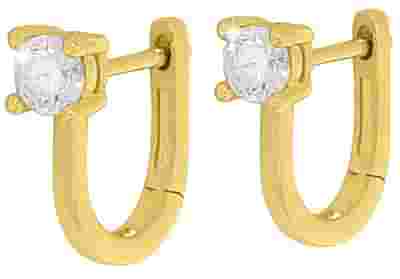 MJ POST 505 ORECCHINO DEFINITIVO MEDICAL JEWELS ORO CON ZIRCONE