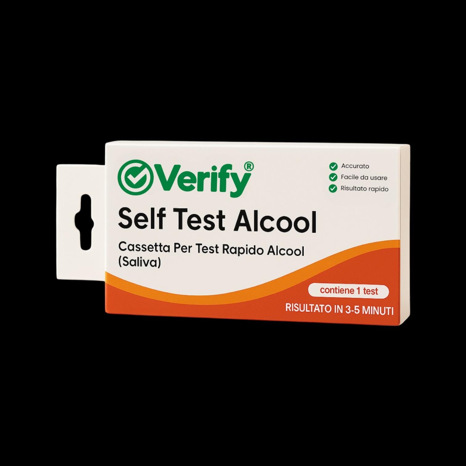 Verify Self Test Alcol Saliva Cassetta