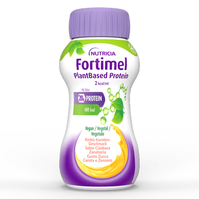 FORTIMEL PLANTBASED PROTEIN ZUCCA CAROTA 4 BOTTIGLIETTE DA 200 ML