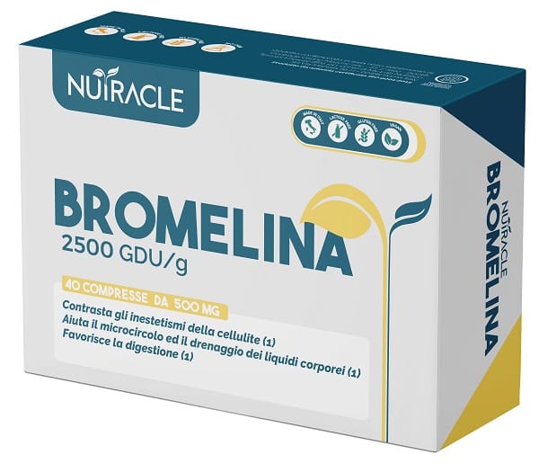 NUTRACLE BROMELINA 40 COMPRESSE DA 500 MG