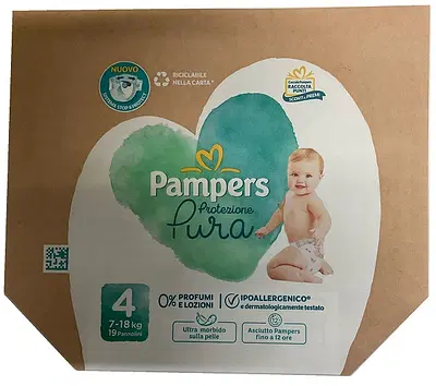 PAMPERS PROTEZIONE PURA MAXI PANNOLINI 19 PEZZI PAMPERS PROTEZIONE PURA MAXI PANNOLINI 19 PEZZI