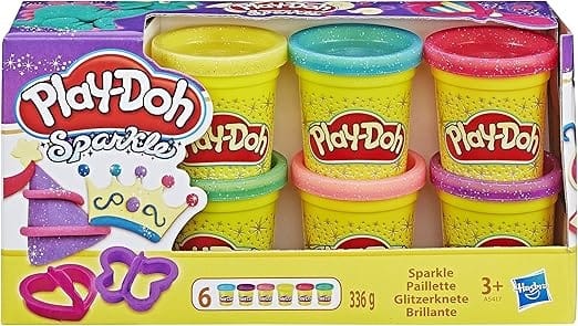 Hasbro Play Doh 6 Vasetti Brillanti