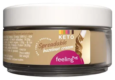FEELING OK CREMA SPALMABILE ALLA NOCCIOLA 100 G FEELING OK CREMA SPALMABILE ALLA NOCCIOLA 100 G