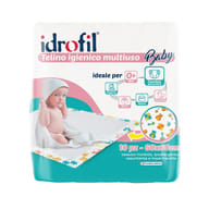 IDROFIL TELINO IGIENICO MULTIUSO BABY 60X60 CM 15 PEZZI