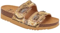 CALZATURA LISBOA 2 STRAPS MICROFIBRE+BEADS W BEIGE 38