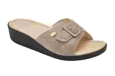 CALZATURA MANGO DOT PRINTED SUEDE W TAUPE 38