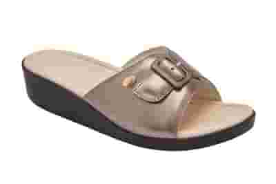 CALZATURA MANGO LAMINATED SYNTHETIC W DK BRONZE 38