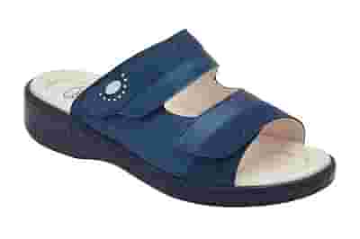 CALZATURA MARINELLA PRINTED SHINING SYNTH+SUEDE W BLUE 39