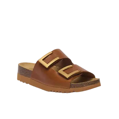 CALZATURA MONTEREY 2 STRAPS VINTAGE LEATHER BIS W COGNAC 37 CALZATURA MONTEREY 2 STRAPS VINTAGE LEATHER BIS W COGNAC 37