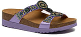 CALZATURA NEW BOGOTA' WEDGE SATIN+BEADS W LILAC 38
