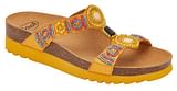 CALZATURA NEW BOGOTA' WEDGE SATIN+BEADS W TANGERINE 37