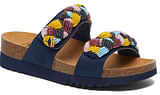 CALZATURA NICE MICROFIBRE+BEADED BRIDE W NAVY BLUE/MULTI 38