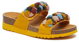 CALZATURA NICE MICROFIBRE+BEADED BRIDE W YELLOW/MULTI 37