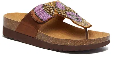 CALZATURA TANISHA SATIN+BEADS BIS W BROWN 36 CALZATURA TANISHA SATIN+BEADS BIS W BROWN 36