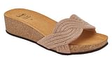 CALZATURA VEGAS LOW MICROFIBRE+STRASS W ROSE GOLD 38