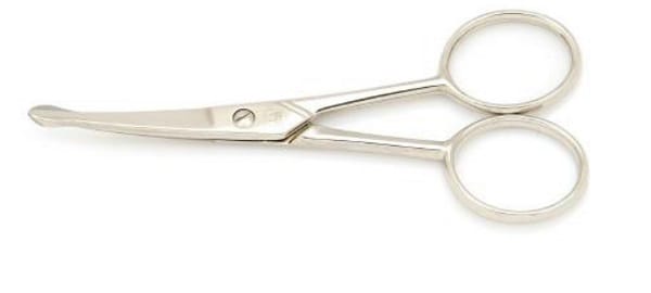 SANIPED FORBICI PUNTA TONDA PELI NASO INOX